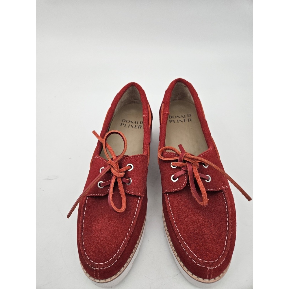 Donald Pliner Harlie02 Suede Lug Bottom Boat Shoe Women's 7 M - Picture 4 of 12